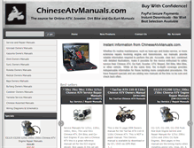 Tablet Screenshot of chineseatvmanuals.com